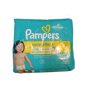 Pampers Swaddlers Size 4 White Diapers 100 Leakproof Skin Protection Hypoalle...
